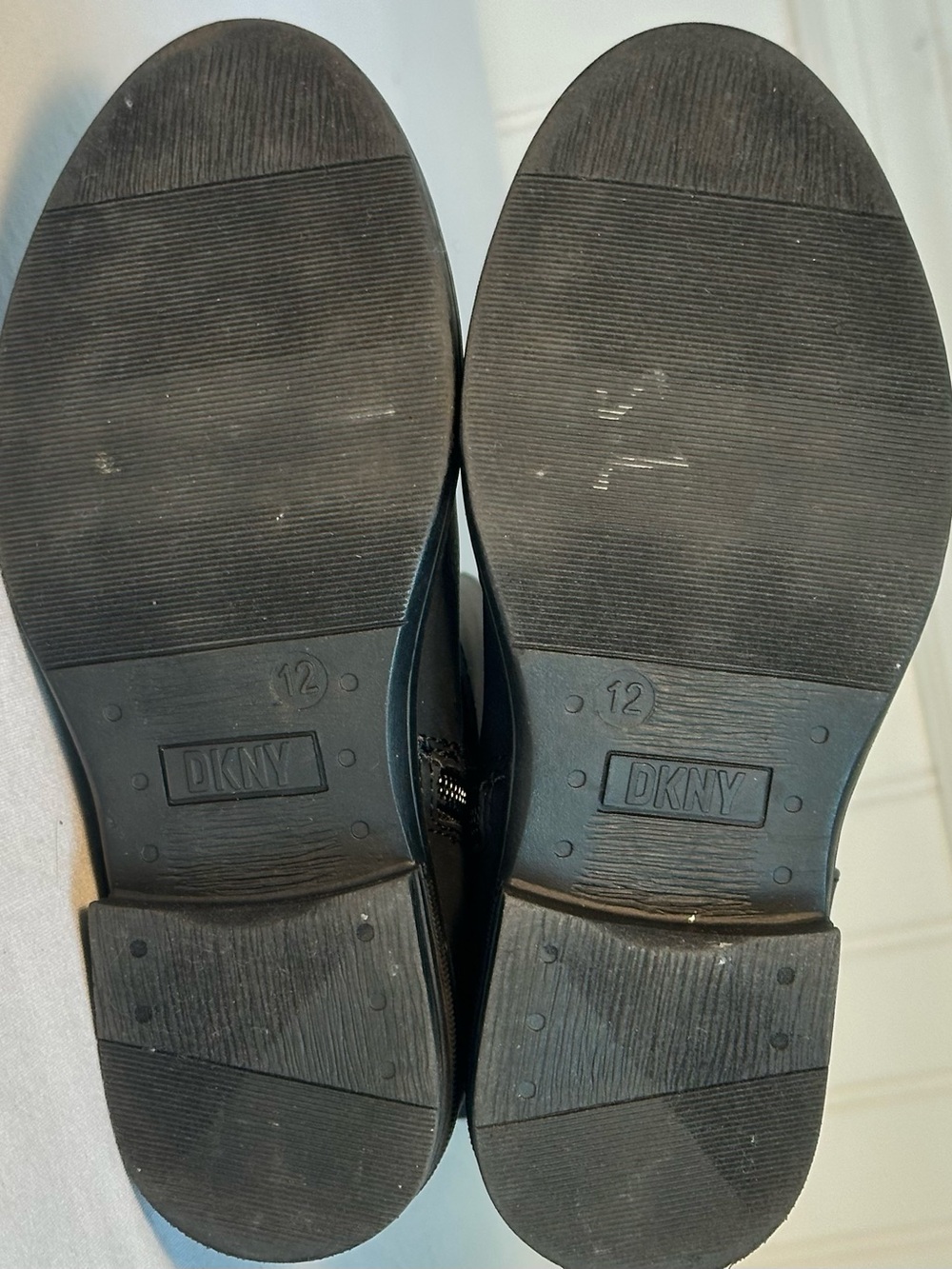 Kids Size 12 DKNY Boots with Decorative Buckle - Picture 5 of 7